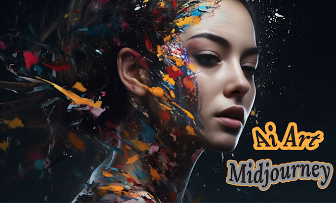 I create art using Midjourney AI as an artist