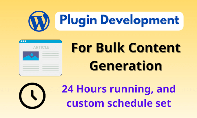 I will provide a content generation plugin utilizing artificial intelligence for a WordPress site