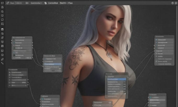 I will create custom AI workflows for realistic 3D images and videos using Stable Diffusion and ComfyUI