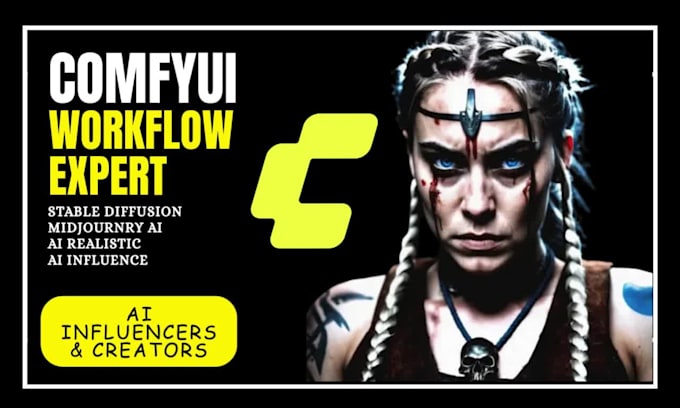 I will use artificial intelligence to influence realistic AI workflows in Midjourney, ComfyUI, and Stable Diffusion