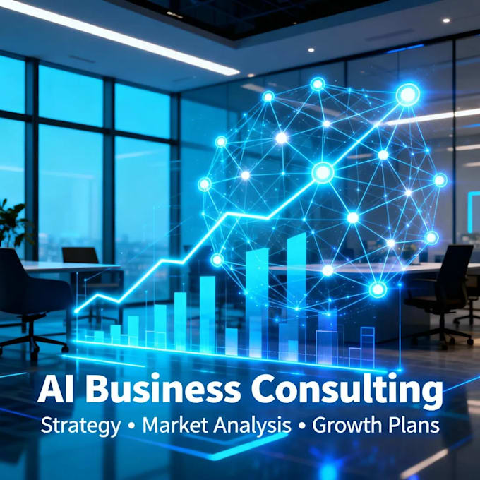 I offer AI-driven business consulting, including strategy development, market analysis, and growth planning