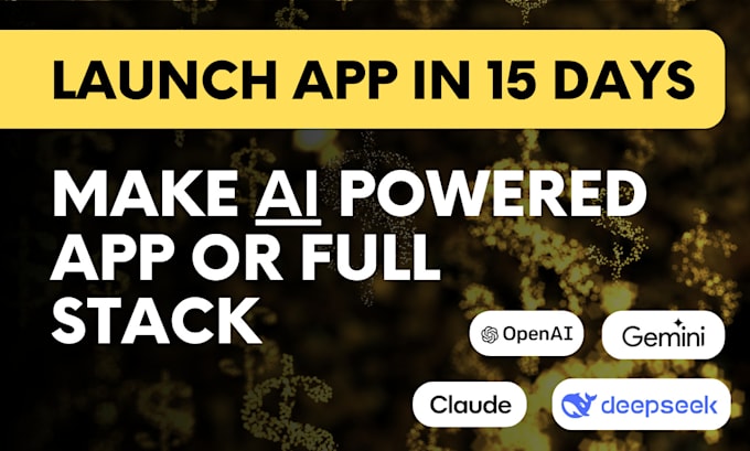I develop bespoke artificial intelligence web applications utilizing models such as DeepSeek, ChatGPT, Gemini, Claude, or proprietary large language models
