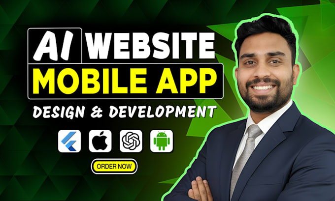 I develop artificial intelligence websites, mobile applications, chatbots, and software