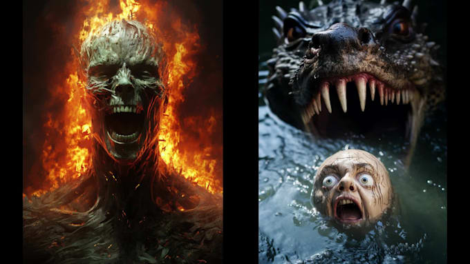 I generate imaginative characters and conceptual artwork utilizing artificial intelligence technology