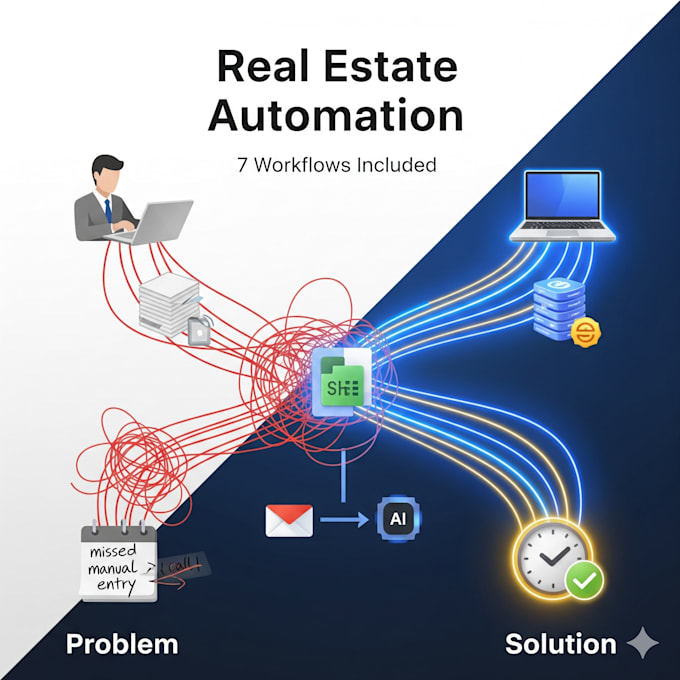 I will implement automated systems for generating and managing property leads