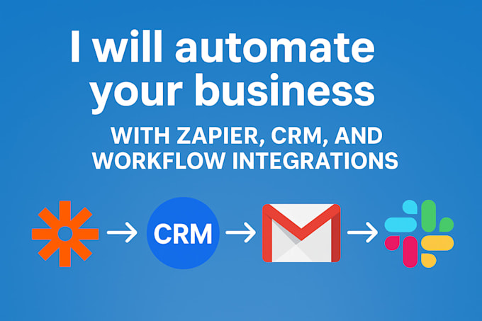 I offer workflow automation utilizing Zapier, customer relationship management systems, and various integrations