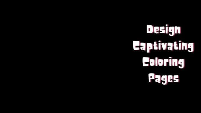 I design engaging coloring and activity pages for all ages