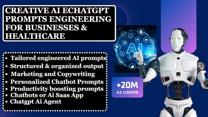 I develop artificial intelligence chat and language model prompts for commercial use through prompt engineering