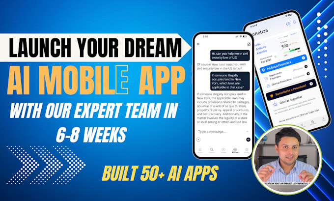 I offer development services for AI-powered mobile applications, including Flutter apps and AI SaaS solutions, with ongoing support