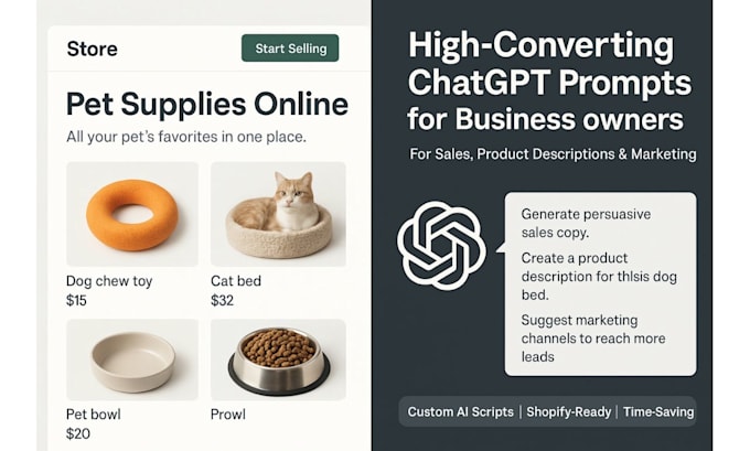 I offer services as an AI prompt engineer, specializing in crafting highly effective ChatGPT prompts tailored for business needs