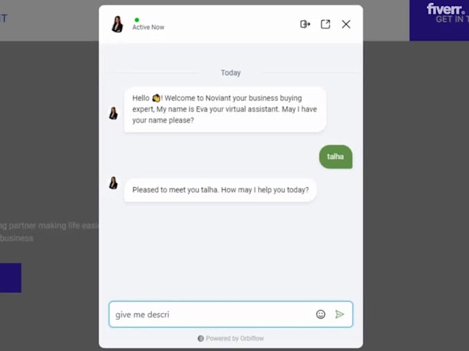 I offer services in developing web applications with integrated conversational AI using large language models