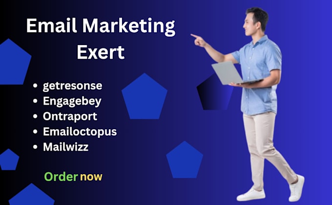 I offer expert email marketing services utilizing platforms such as GetResponse, Flodesk, Brevo, and Ontraport