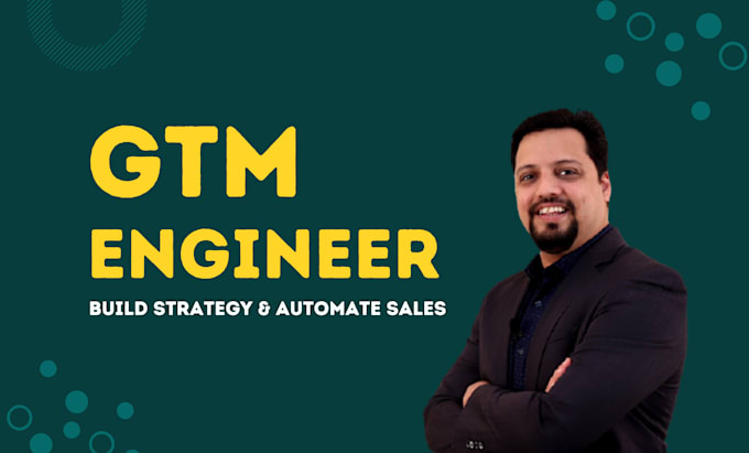 I offer services as a go-to-market engineer specializing in business-to-business sales outreach