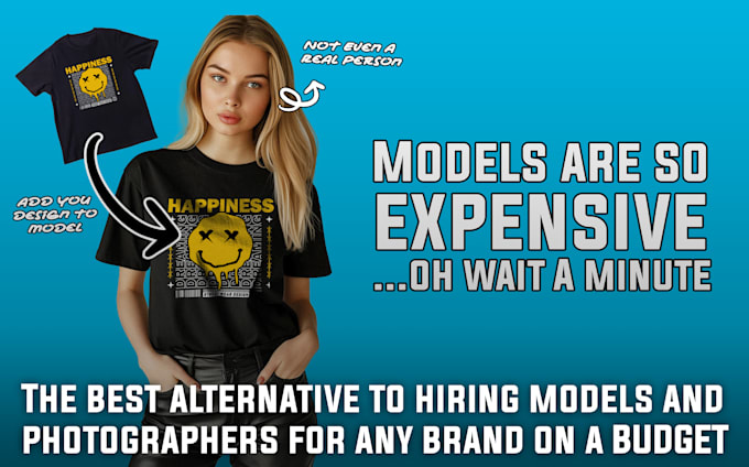 I will create AI-generated models to vitalize your streetwear brand