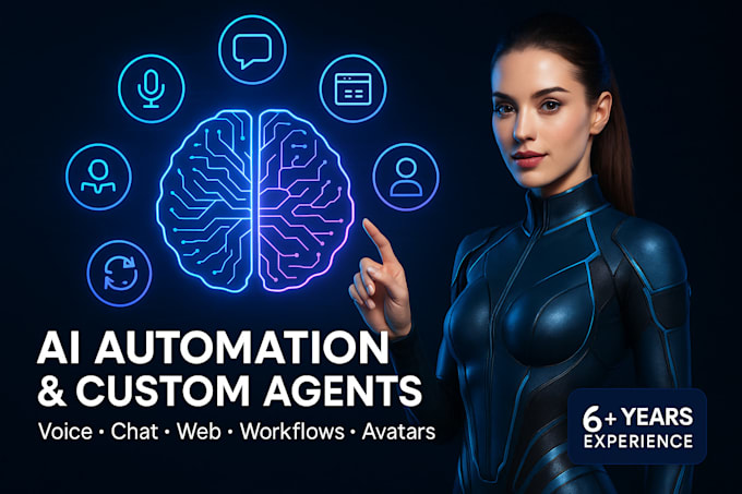 I offer the development of personalized artificial intelligence agents, digital representations, and automated systems
