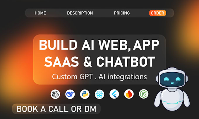 I develop AI-powered mobile applications, websites, chatbots, agents, and integrated SaaS solutions