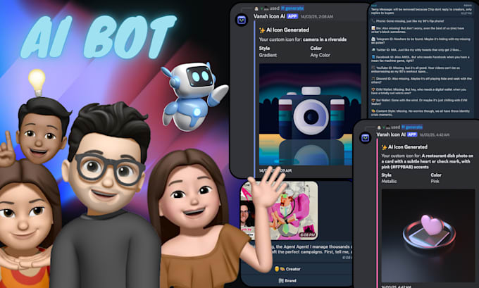 I create artificial intelligence chatbots and software as a service applications