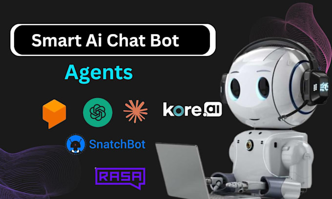 I create artificial intelligence chatbots utilizing Dialogflow, Claude, Rasa, Tidio, Koreai, and Fin AI