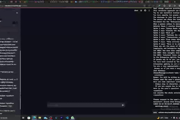 I develop artificial intelligence applications and conversational agents utilizing tools such as LangChain, LlamaIndex, Hugging Face, CrewAI, and AutoGen