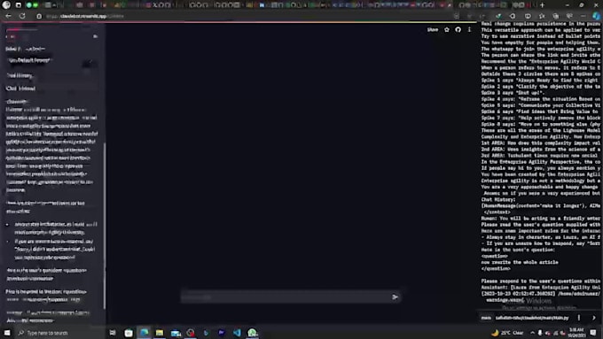 I develop artificial intelligence applications and conversational agents utilizing tools such as LangChain, LlamaIndex, Hugging Face, CrewAI, and AutoGen