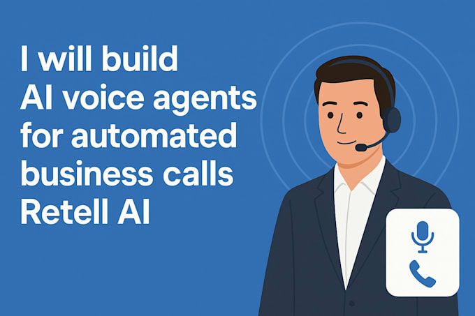 I will create artificial intelligence voice agents and automated cold calling agents for business communication