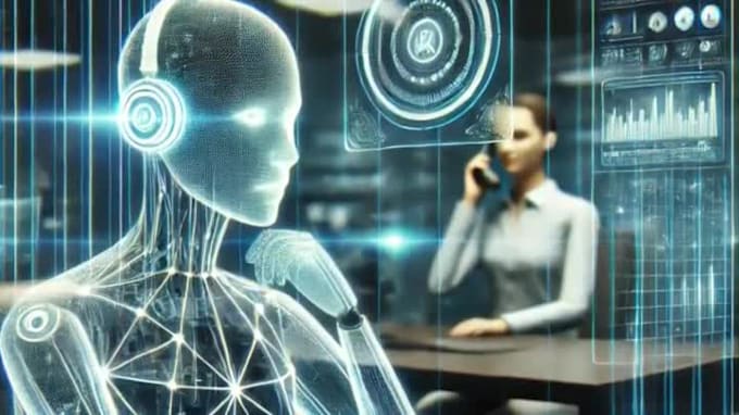 I will construct an artificial intelligence-powered telephone agent for customer assistance