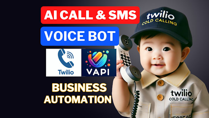 I will construct an automated AI voice bot agent using Vapi and Twilio SMS for cold calling purposes