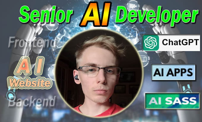 I will develop an application, website, or software as a service utilizing artificial intelligence technology