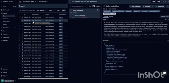 I will construct a generative artificial intelligence backend utilizing FastAPI, retrieval-augmented generation, vector databases, Neo4j, and directed acyclic graphs
