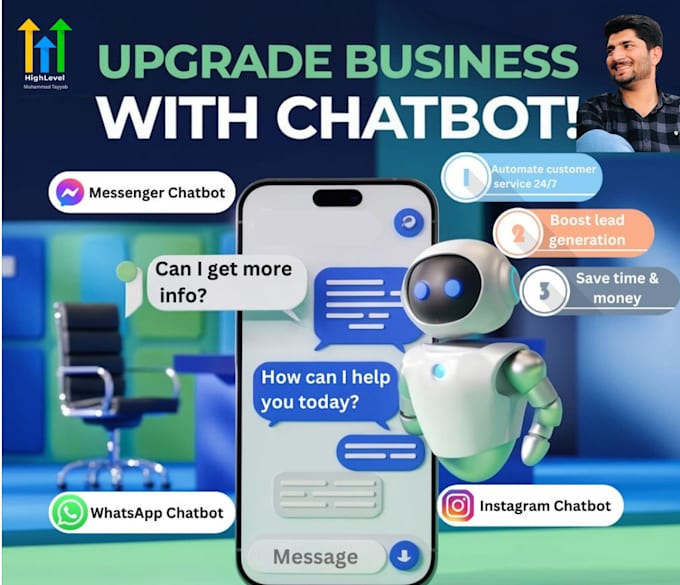 I create conversational AI, CRM, and SaaS solutions using GHL to enhance business growth