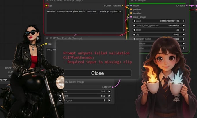I will create ComfyUI workflows for stable diffusion AI image generation