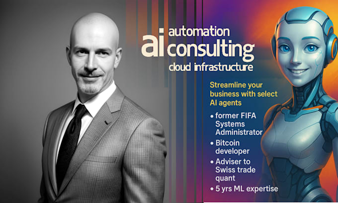 I offer consultation services for leveraging artificial intelligence automation, agents, and infrastructure to scale your business