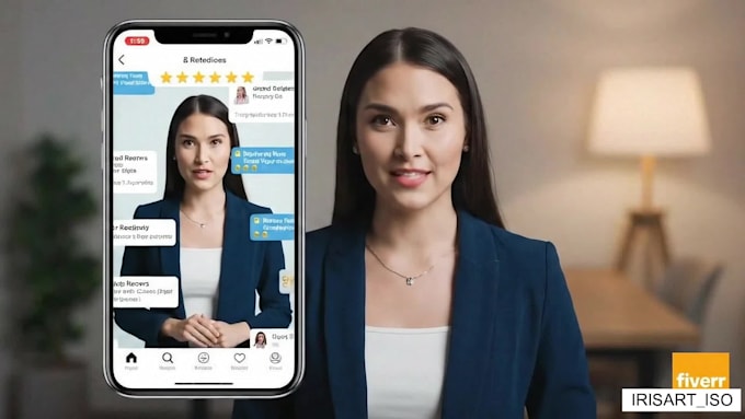 I will produce highly engaging AI-generated user content video advertisements in any language