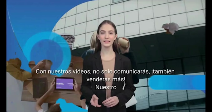 A high-definition video presentation featuring a lifelike artificial intelligence spokesperson avatar will be produced