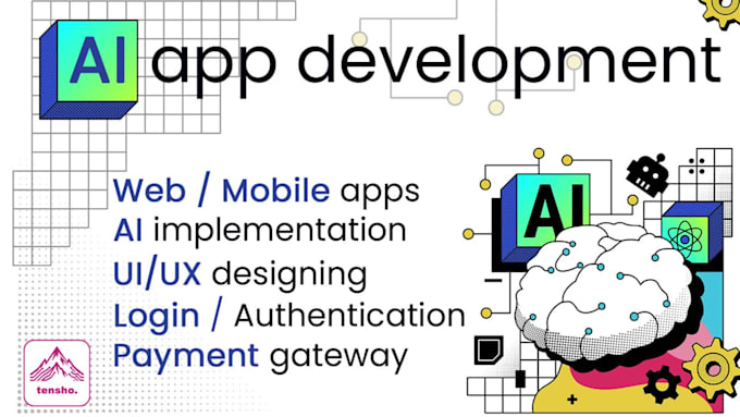 I develop sophisticated web and mobile applications leveraging artificial intelligence