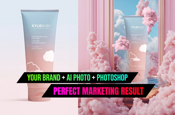 I will develop brand visuals using AI-generated photos and Photoshop editing for marketing campaigns