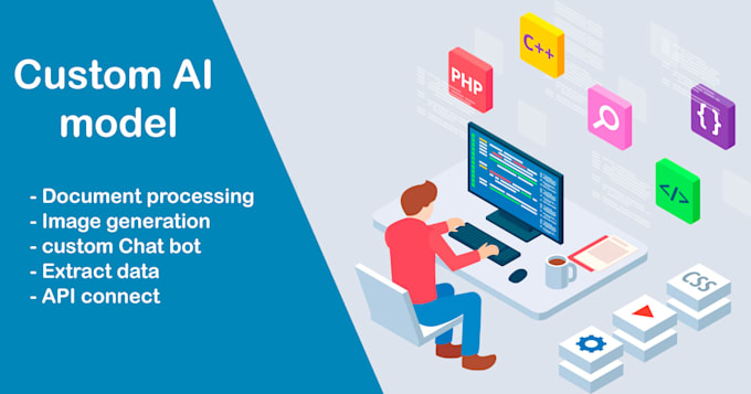 I will develop a bespoke AI model or conversational agent for your site