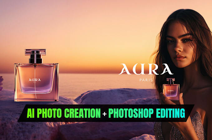 I will create custom, realistic AI images and enhance them with Photoshop for optimal results