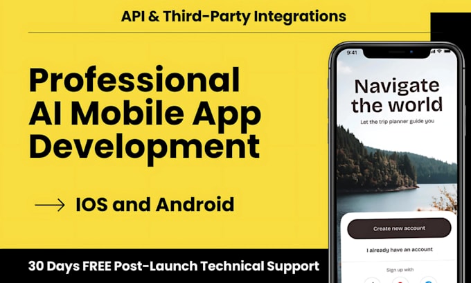 I offer services in developing AI mobile applications, including integration for iOS and Android platforms, utilizing Flutter development