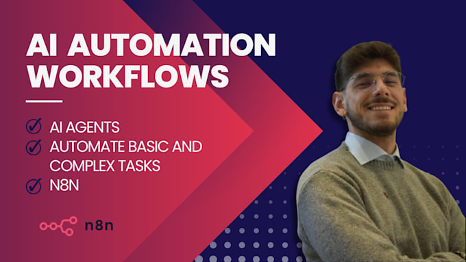 I develop artificial intelligence agents and automated workflows using n8n