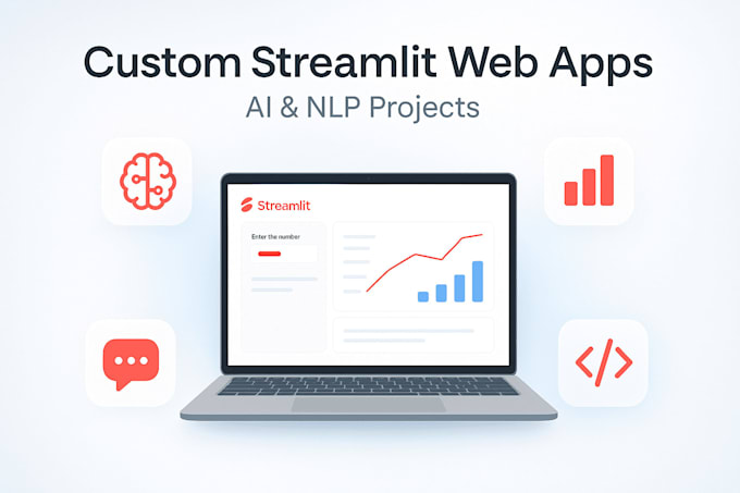 I develop bespoke web applications tailored for artificial intelligence, machine learning, and natural language processing initiatives