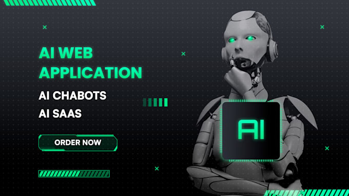 I will develop an artificial intelligence software as a service, application, or website solution for your enterprise