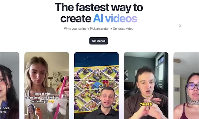 I will expertly craft AI-generated UGC videos featuring realistic creators, complete with comprehensive editing