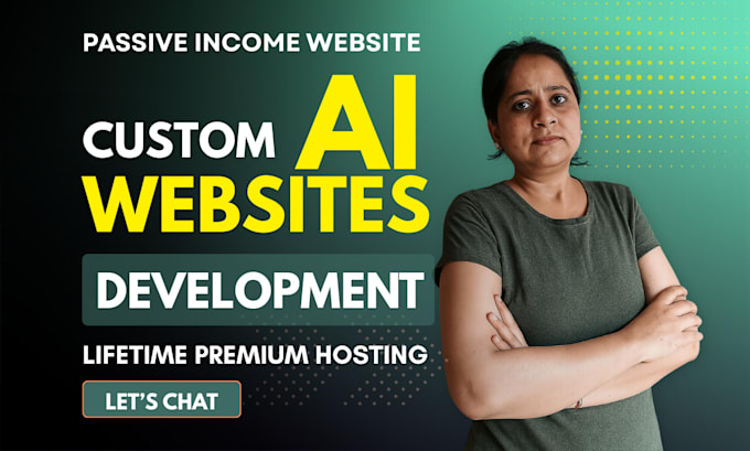 I develop bespoke AI websites and applications to generate residual income