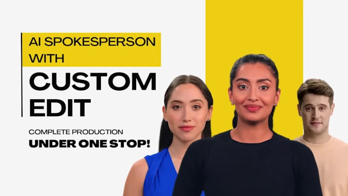 I offer services for making and modifying explainer videos using Synthesia AI and HeyGen