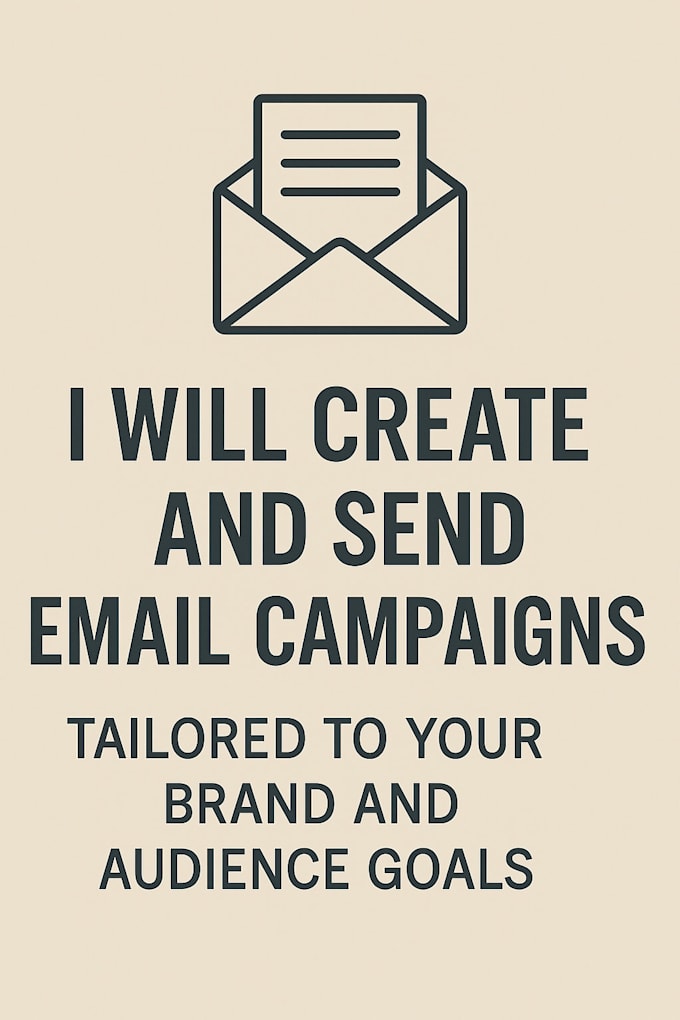 I develop and deploy effective email campaigns to boost conversions for your business