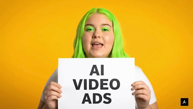 I can produce artificial intelligence-generated video advertisements and commercial videos for your company