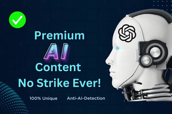 I will generate large quantities of content with artificial intelligence and refine it to eliminate any indication of AI authorship