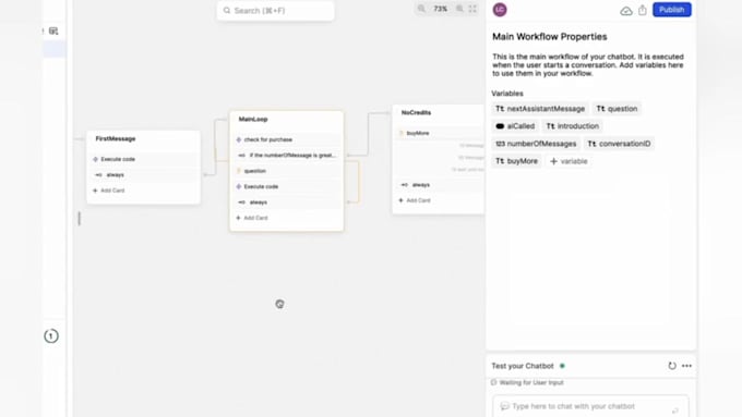 I will develop a personalized artificial intelligence chatbot trained on specific data