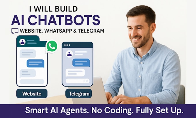 I develop profitable applications, websites, chatbots, agents, and software as a service utilizing artificial intelligence